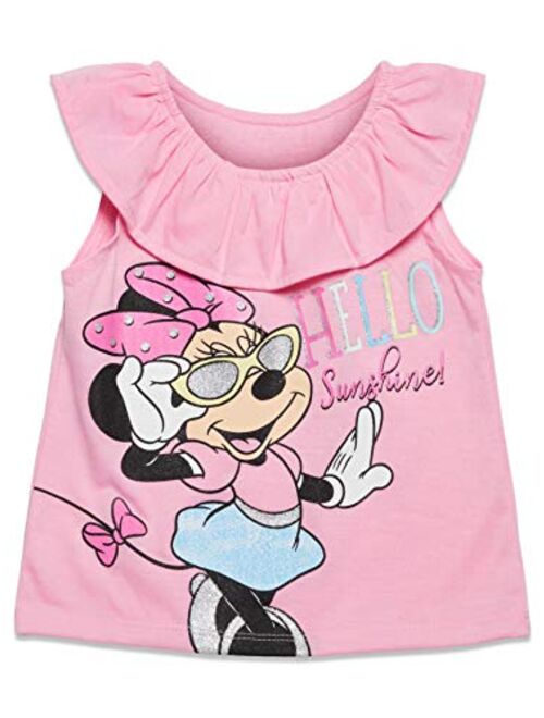 Disney Minnie Mouse Girls T-Shirt and Twill Shorts Set
