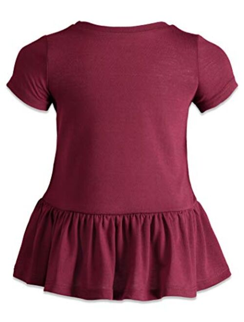 Disney Minnie Mouse Girls Ruffle Tunic Shirt & Legging Set