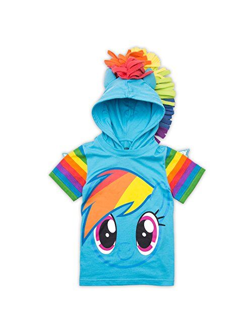My Little Pony Hooded Shirt - Rainbow Dash, Twilight Sparkle, Pinky Pie - Girls