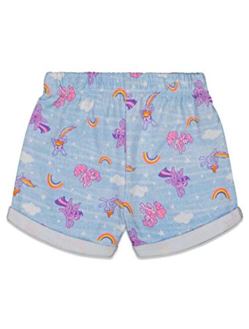 My Little Pony Girls T-Shirt and French Terry Shorts Set