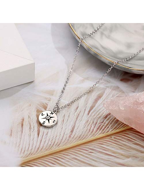 Dainty Necklaces for Women Girls, Infinity Circle Necklace Gifts for New Mom Granddaughter Best Friend Bridesmaid Cross Necklace for Religious Gifts Sister Cousin Aunt Gi
