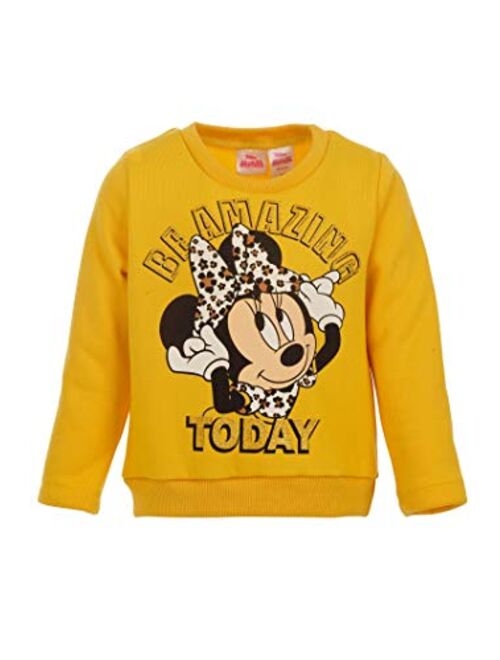 Disney Minnie Mouse Long Sleeve Fleece T-Shirt and Leggings Set