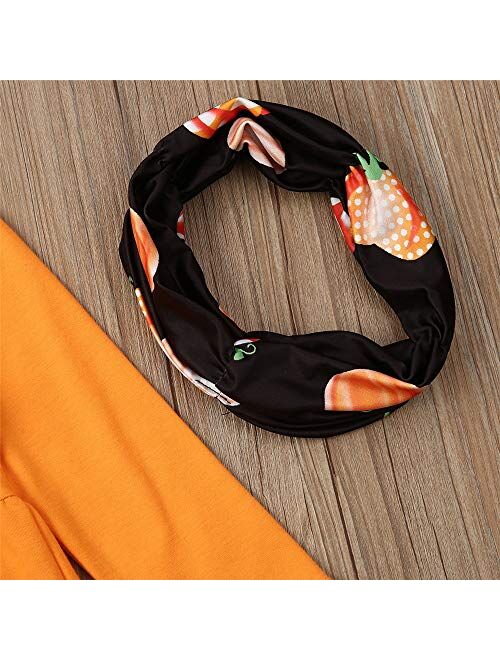 Toddler Baby Girls Christmas Outfits Long Sleeve Snowman Tops Dress+Snowflake Leggings Pants Scarf Clothes Set