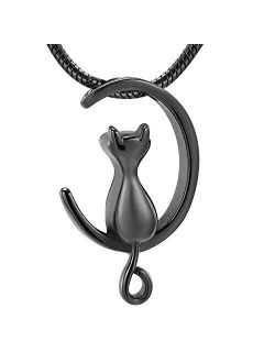 Minicremation Pet Cremation Jewelry Urn Necklace for Ashes Memorial Pendant Ashes Holder Keepsakes Jewelry for Ashes for Cat