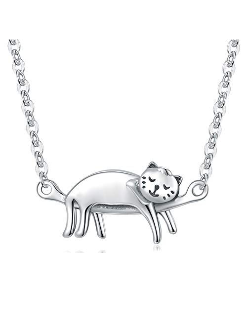 Step Forward Sterling Silver Necklace, Rings and Earrings Animal Theme Design Gift Jewelry for Woman and Girls