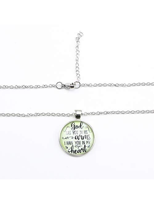 MEMGIFT Christian Necklace Religious Bible Verse Gift Jewelry for Women Girls
