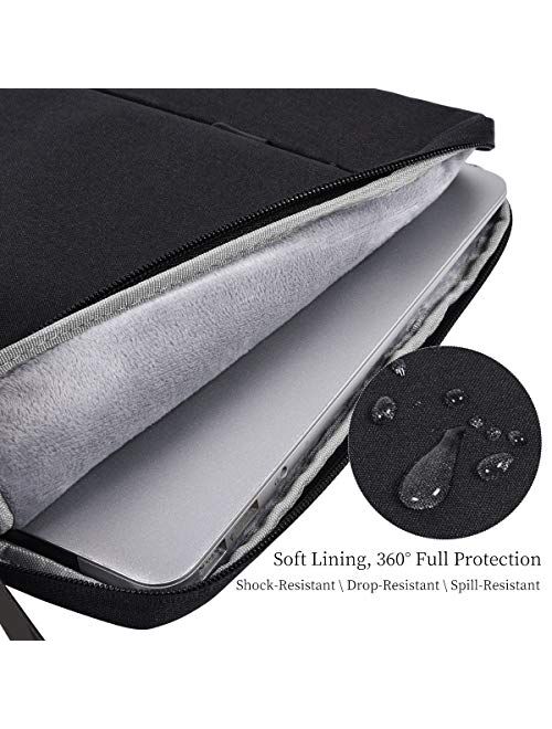 11.6-12.9 Inch Water-Resistant Laptop Briefcase for Women Ladies Bag with Handle for Acer R 11 11.6 Chromebook, ASUS Chromebook 11.6, Macbook Air 13 A1932, Dell Surface H