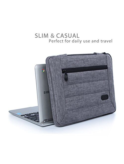 ProCase Tablet Laptop Bag Sleeve Case Cover with Size Zipper, Protective Sleeve Bag for Tablet Laptop Ultrabook Notebook MacBook