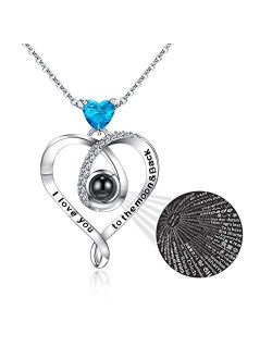Tarsus Heart Together Pendant Necklace Jwelry Gifts for Women Girls, Chain 16+2 inch