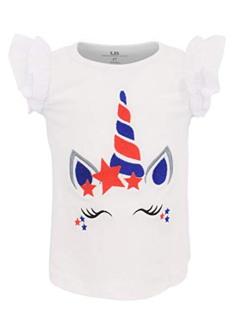 Unique Baby Girls Everyday Tulle Short Sleeve Toddler Tutu Dress Skirt Set