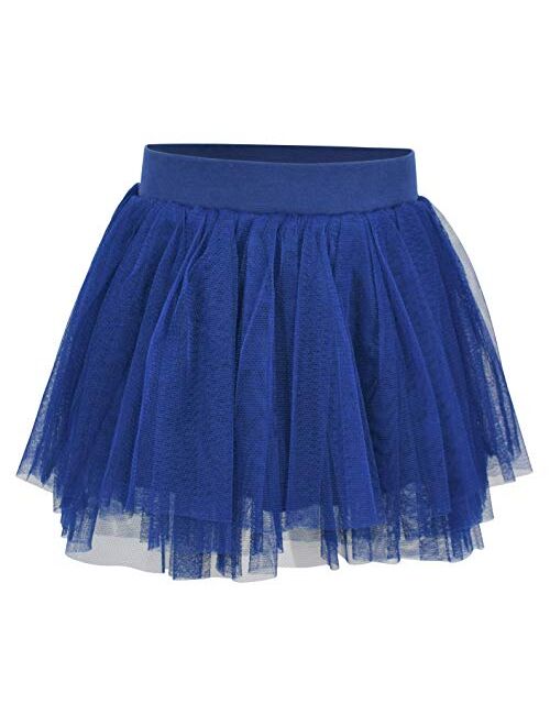 Unique Baby Girls Everyday Tulle Short Sleeve Toddler Tutu Dress Skirt Set