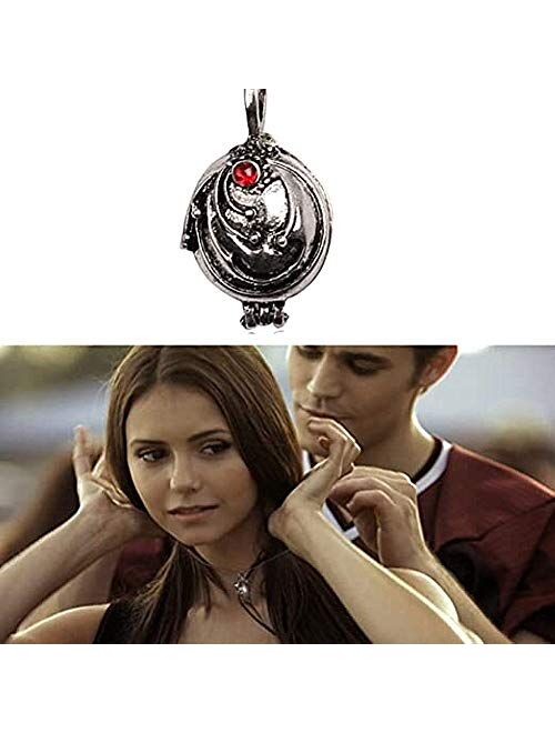 3 Pieces Vampire Diaries Pendant Necklaces Katherine, Bonnie and Vervain Pendants Movie Jewelry Cosplay For Women Girls