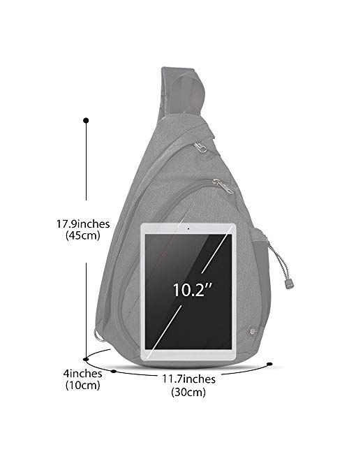 OutdoorMaster Sling Bag - Crossbody Shoulder Chest Urben/Outdoor/Travel Backpack for Women & Men
