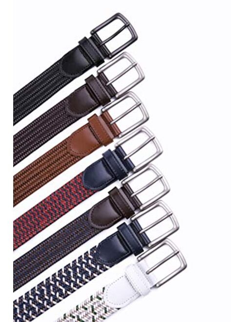 Woven Stretchy Braided Belts for Men & Women, Golf Casual Belt