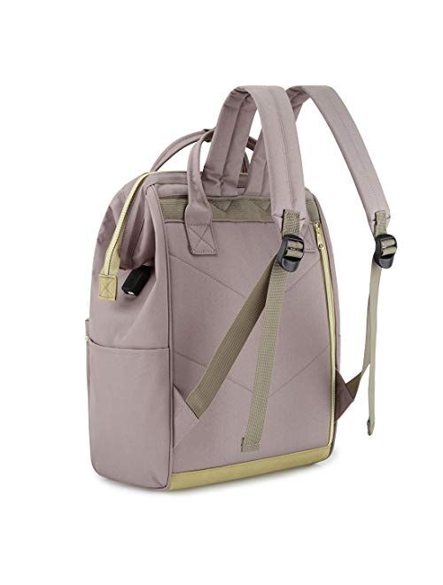 Himawari Laptop Backpack Travel Backpack With USB Charging Port Large Diaper Bag Doctor Bag School Backpack for Women&Men
