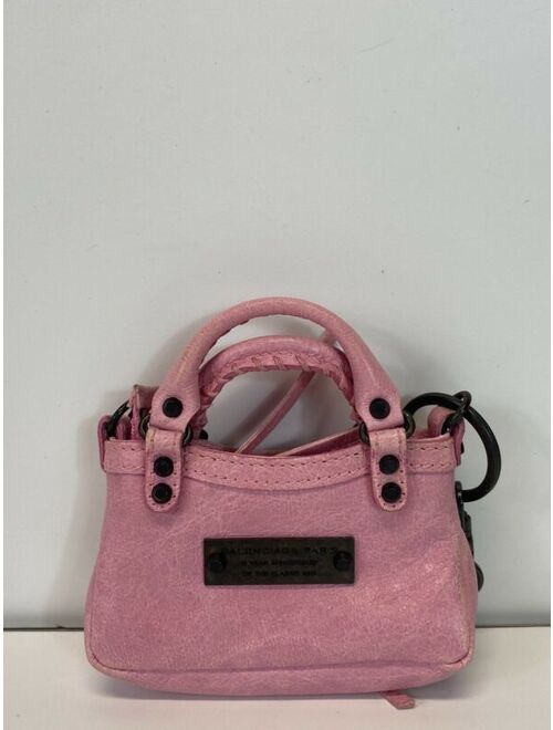 Rare Vtg Balenciaga Micro Mini Pink City Bag