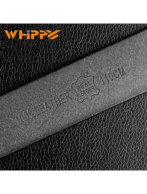 Women Leather Belt for Jeans Pants Dresses Black Ladies Waist Belt with Pin Buckle by WHIPPY