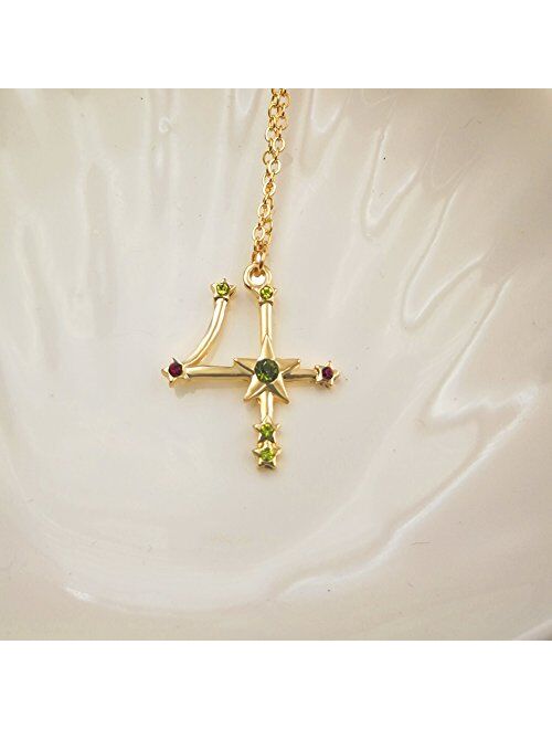 Nine Planets Pendant Necklace Sailor Moon Guardian Star Clavicle Necklace, Astronomy Enthusiast Gift Jewelry