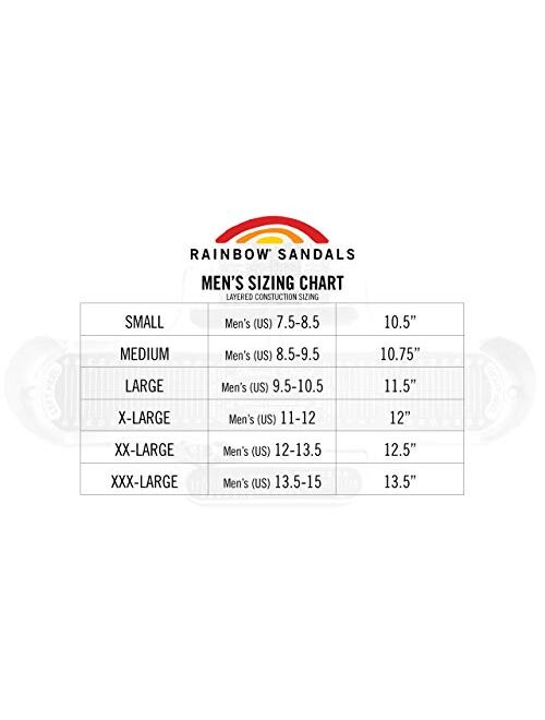 Rainbow Sandals Men's Double Layer Arch Hemp