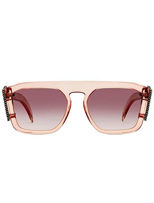 Fendi FF0381/S 35J Pink FF0381/S Square Sunglasses Lens Category 2 Size 55mm