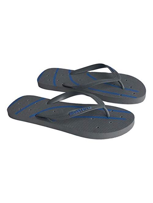 Shower Shoez Men/'s Non-Slip Gym Pool Dorm Water Sandals Flip Flops