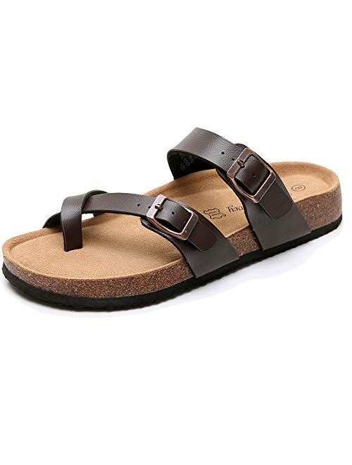 Buy Men's Arizona Footbed Slide Sandals - Comfort Slip on Cork Sandals ...