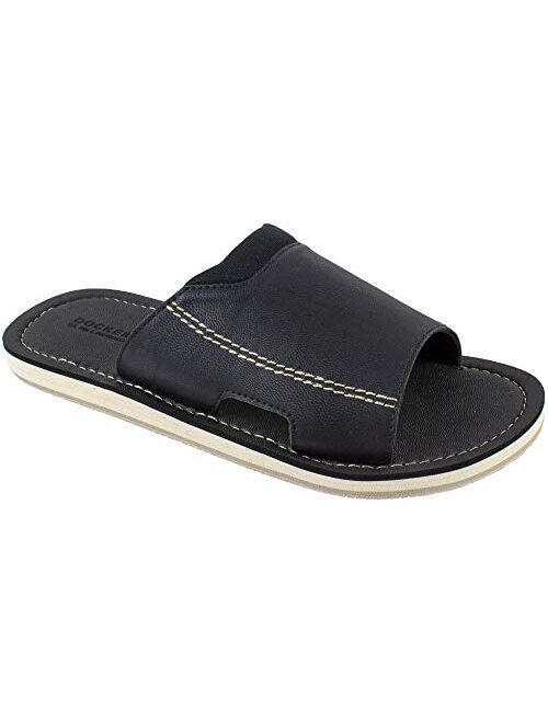 Dockers Men's Sandal, Slide Sandal with Premium and Classic Comfort, PU Upper, Men's US Size 7 to 16 Big and Tall