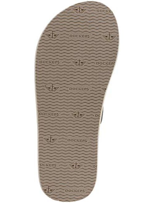 Dockers Men's Sandal, Slide Sandal with Premium and Classic Comfort, PU Upper, Men's US Size 7 to 16 Big and Tall