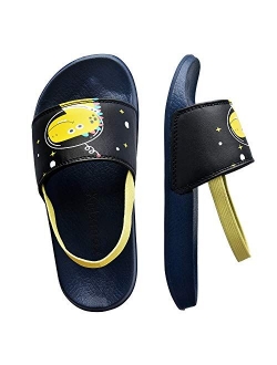 Knixmax Womens Mens Shower Shoes Boys Girls Sport Slide Sandals Non Slip Bathroom Slippers Comfort Indoor Outdoor Sandal