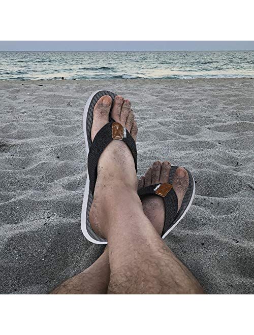 Roxoni Mens Thong Flip Flops Beach/Pool Outdoor Sandals