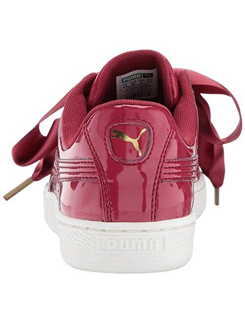 PUMA Women's Basket Heart Patent Wn Sneaker