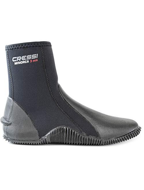 Cressi Neoprene Adult Anti-Slip Sole Boots - for Water Sports: Scuba Diving: Snorkeling, Diving, Rafting, Windsurfing - Minorca: designed in Italy