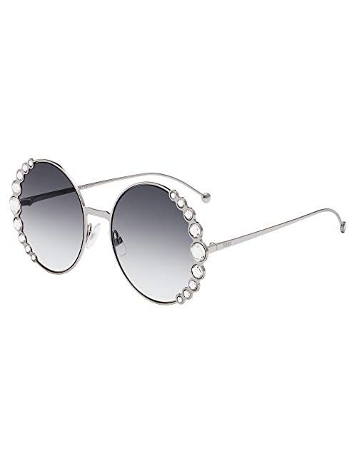 Fendi RIBBONS & CRYSTALS FF 0324/S RUTHENIUM/GREY SHADED 58/20/135 women Sunglasses