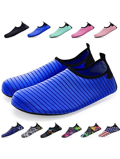 bridawn Water Shoes for Women and Men, Quick-Dry Socks Barefoot Shoes
