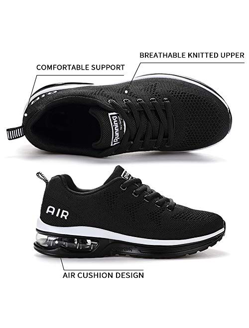 Lamincoa Womens Athletic Running Shoes-Lightweight Tennis Air Cushion Sport Sneakers for Walking Gym Jogging Fitness