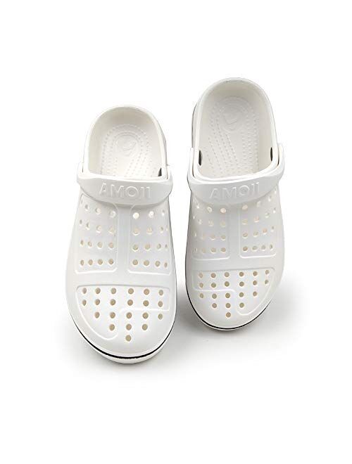 Amoji Unisex Clogs Garden Shoes Slip On Sandals 8818