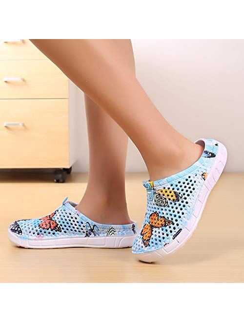 Eagsouni Unisex Garden Clogs Shoes Casual Slippers Quick Drying Sandals Summer Anti-Slip Beach Shoes for Men and Women