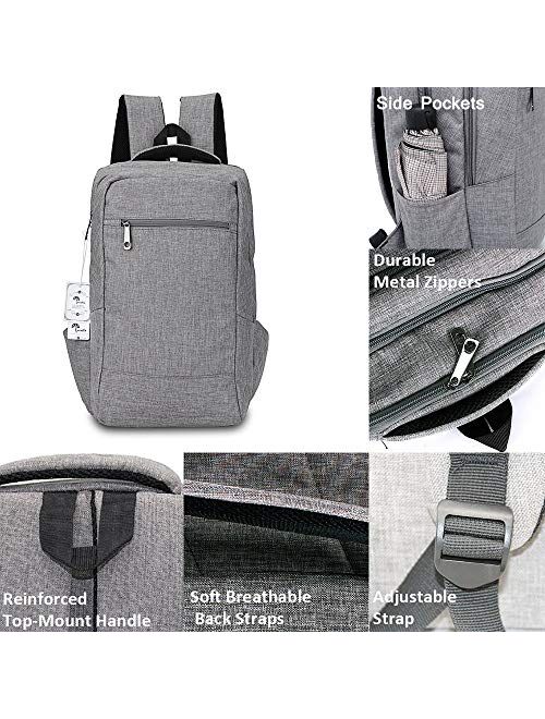 Laptop Backpack,Winblo 15 15.6 Inch College Backpacks Lightweight Travel Daypack
