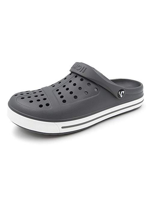 AMOJI Unisex Garden Clogs Shoes Sandals Slippers Mules CL1820