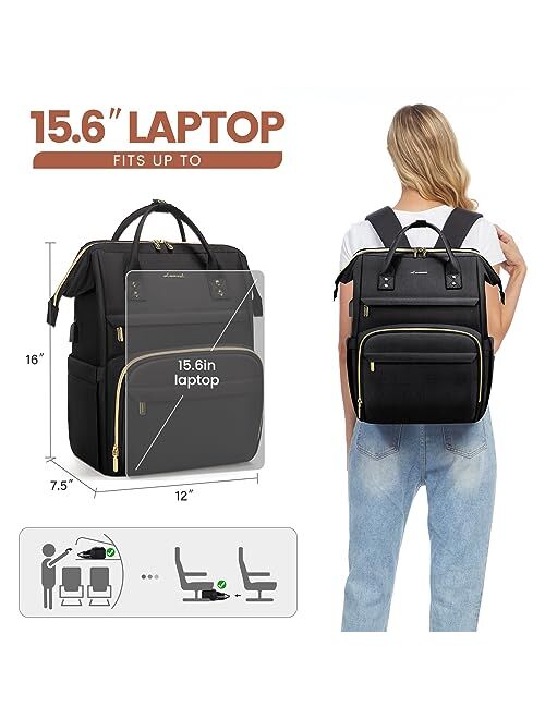 LOVEVOOK Laptop Travel Business Work Bag with USB Port