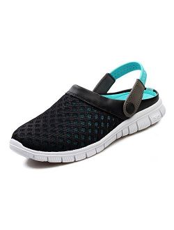Buy SAGUARO Women's Mens Mesh Garden Clog Shoes Sandals Summer Indoor ...