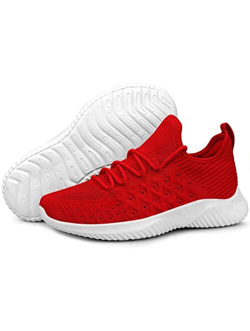 Feethit Womens Slip On WalkingShoes Non Slip Running Shoes Breathable Lightweight Gym Sneakers
