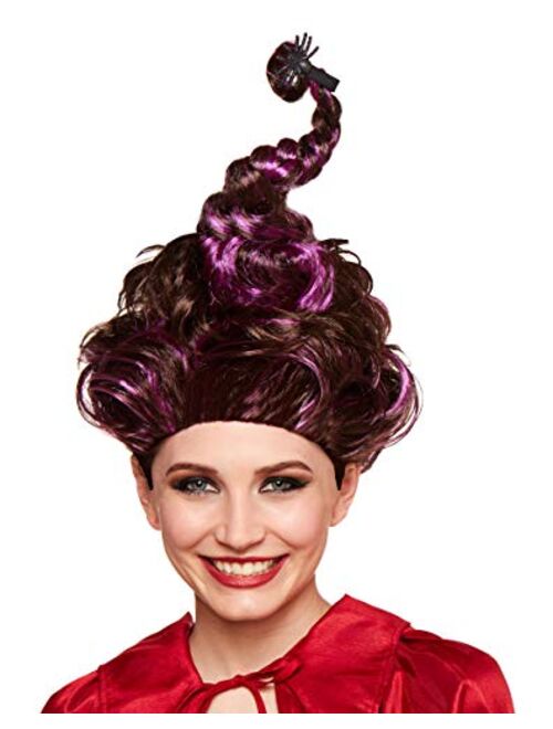Spirit Halloween Hocus Pocus Mary Sanderson Wig for Adults - Deluxe | Officially Licensed Brown