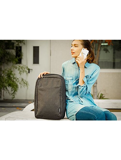 Lenovo Laptop Backpack B210, 15.6-Inch Laptop and Tablet, Durable, Water-Repellent, Lightweight, Clean Design, Sleek for Travel, Business Casual or College, for Men or Wo