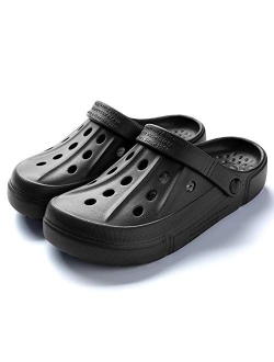 XIANV Men Women Clogs Garden Shoes Mesh Slippers Sandals Lightweight Slip On Mules Outdoor Walking Slippers Unisex Summer Beach Shoes