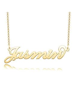 SexyMandala Personalized Name Necklace Initial Necklace Customized Sterling Silver Original Font Pendant Jewelry Same Day Shipping Gift for Women