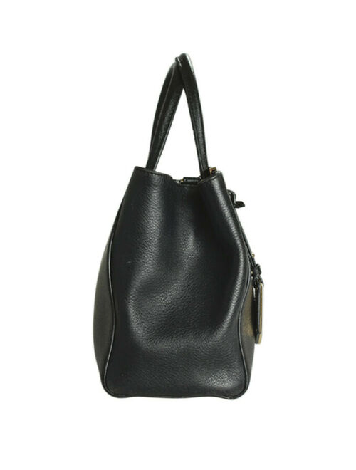 Fendi 8BH253 2Jours Black Leather 2- Way Shoulder Bag