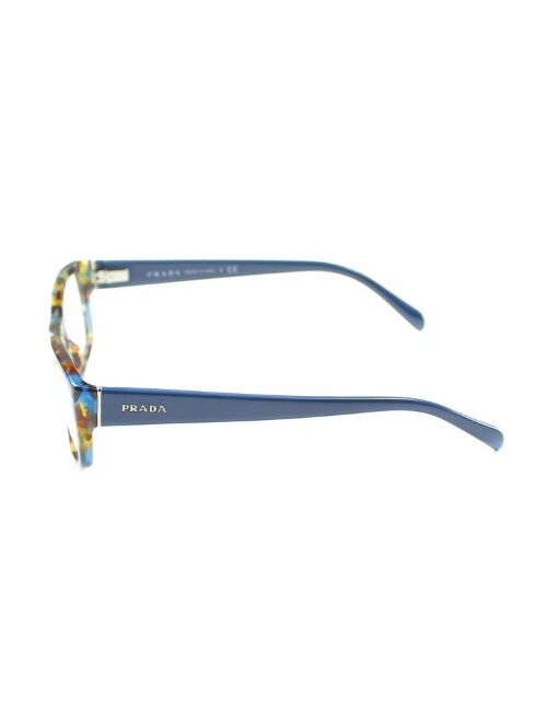 Prada PR18OV NAG1O1 Eyeglass, Havana Spotted Blue, 52 mm