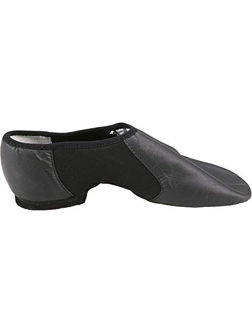 Bloch Dance Women's Neo-Flex Leather and Neoprene Slip On Split Sole Jazz Shoe