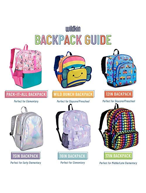 Wildkin Kids 15 Inch Backpack for Boys and Girls